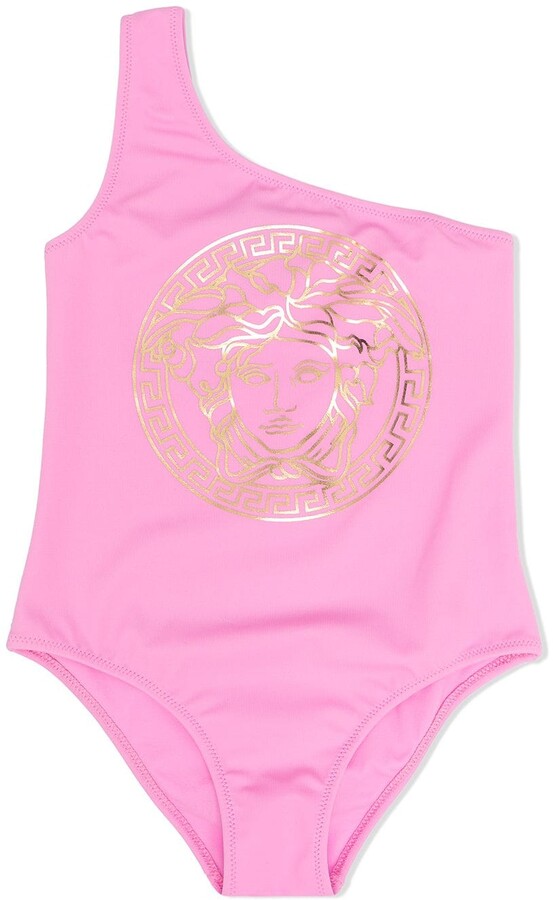 Versace Children Medusa print swimsuit ShopStyle Girls' Swimwear