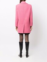 Thumbnail for your product : Boutique Moschino Double-Breasted Virgin Wool-Blend Coat