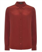 Thumbnail for your product : Jaeger Silk Pocket Blouse