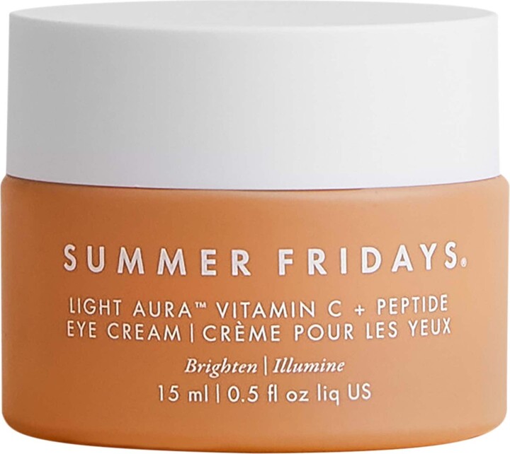 Summer Fridays Light Aura Vitamin C + Peptide Eye Cream .5 oz/ 15 mL