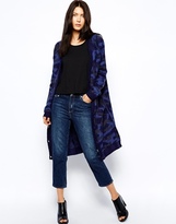 Thumbnail for your product : Just Female Camoflague Long Cardigan