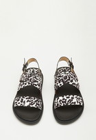 Thumbnail for your product : Forever 21 Abstract Print Sandals