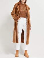 Thumbnail for your product : Max Mara Ocra Logo Jacquard Mohair & Wool Sweater