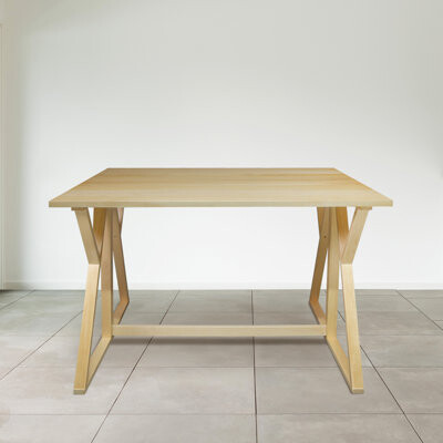 Ebern Designs Aztecs Folding Console To Dining Convertible Table With Solid American Basswood