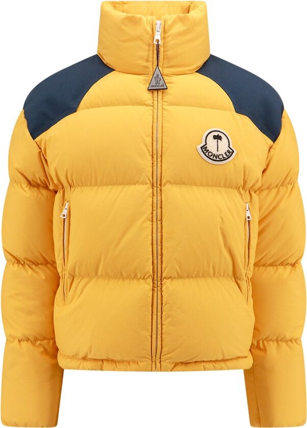 Moncler X Palm Angels Logo Patch Padded Jacket