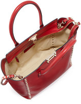 Thumbnail for your product : Valentino Rockstud Shopper Tote, Red