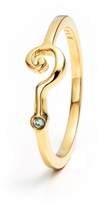Thumbnail for your product : Lulu Frost Code 18K Question Mark Ring