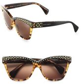 Thumbnail for your product : Alexander McQueen Studded Acetate Cat's-Eye Sunglasses