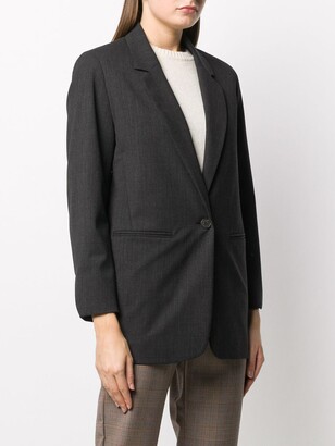 Semi-Couture Long-Sleeved Boxy Fit Blazer