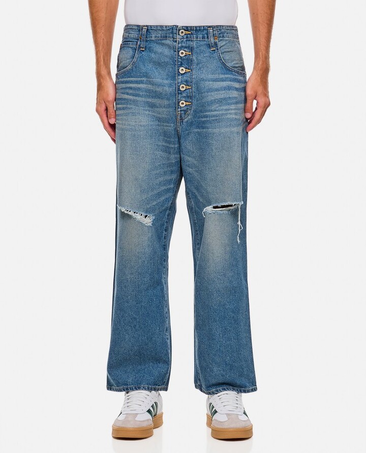 JUNYA WATANABE MAN BOYFRIEND DENIM PANTS Junya Watanabe Distressed