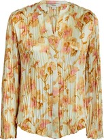 Floral Pleated Shirt 