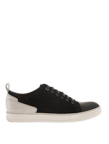 Thumbnail for your product : Lanvin Suede and rubber trainers