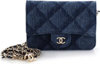 MODA ARCHIVE X REBAG Pre-Owned Chanel Mini Pearl Crush Quilted Leather Flap  Clutch with Chain - ShopStyle