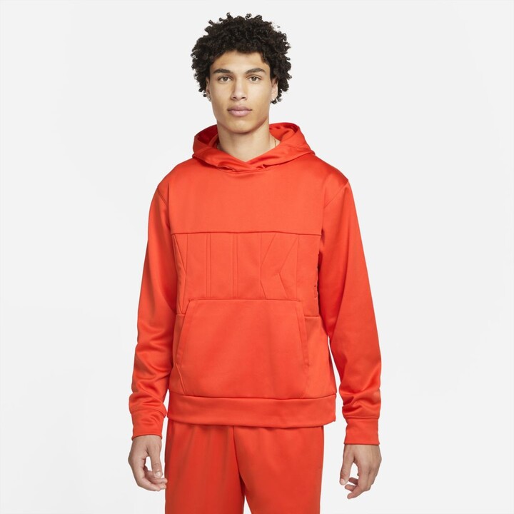 nike foundation overhead moletom com capuz orange