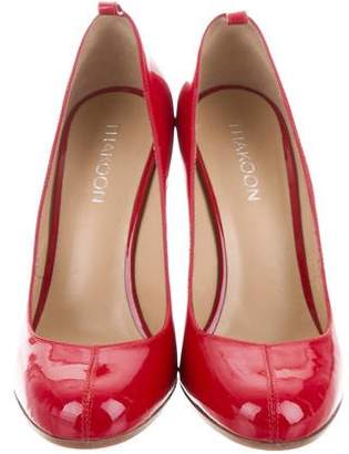 Thakoon Patent Leather Round-Toe Pumps