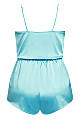 Thumbnail for your product : City Chic Stella Satin Playsuit - aqua blue