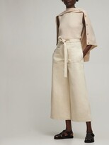 Thumbnail for your product : Deveaux Estella wool blend cardigan & tank top