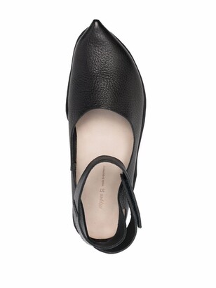 Trippen Frolic F leather ballerina shoes