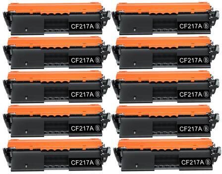 Ninestar Corporation 10 Pack New Toner Cartridge For HP 17A CF217A Compatible with HP LaserJet Pro M102A M102W MFP M130A M130NW M130FN M130FW