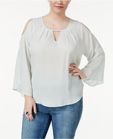 Thumbnail for your product : Melissa McCarthy Trendy Plus Size Off-The-Shoulder Top