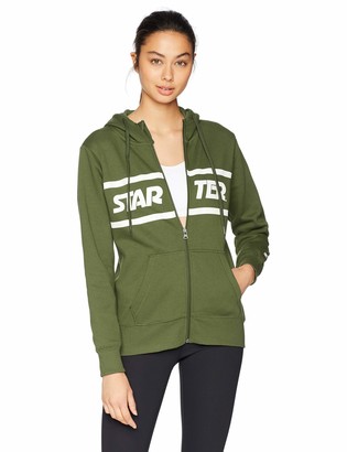 Starter Women's Zip-Up Logo Hoodie Amazon Exclusive - ShopStyle