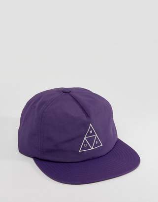 HUF Snapback Cap With Triple Triangle Logo