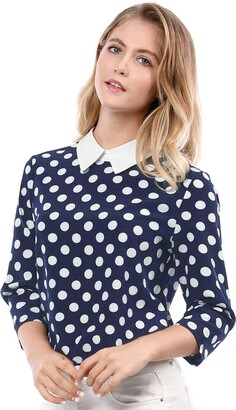 polka dot blouse amazon