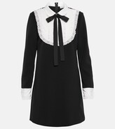 Thumbnail for your product : RED Valentino Lace-trimmed minidress