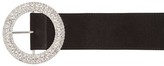 Thumbnail for your product : B-Low the Belt 40mm Clara Satin Belt W/Crystal Buckle