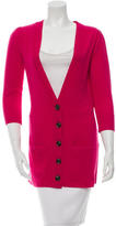 Thumbnail for your product : Diane von Furstenberg Long Sleeve Cashmere Cardigan