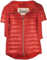 Thumbnail for your product : Herno Short-Sleeved Funnel-Neck Puffer Jacket