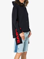 Thumbnail for your product : Stella McCartney Ink All Is Love Hoodie