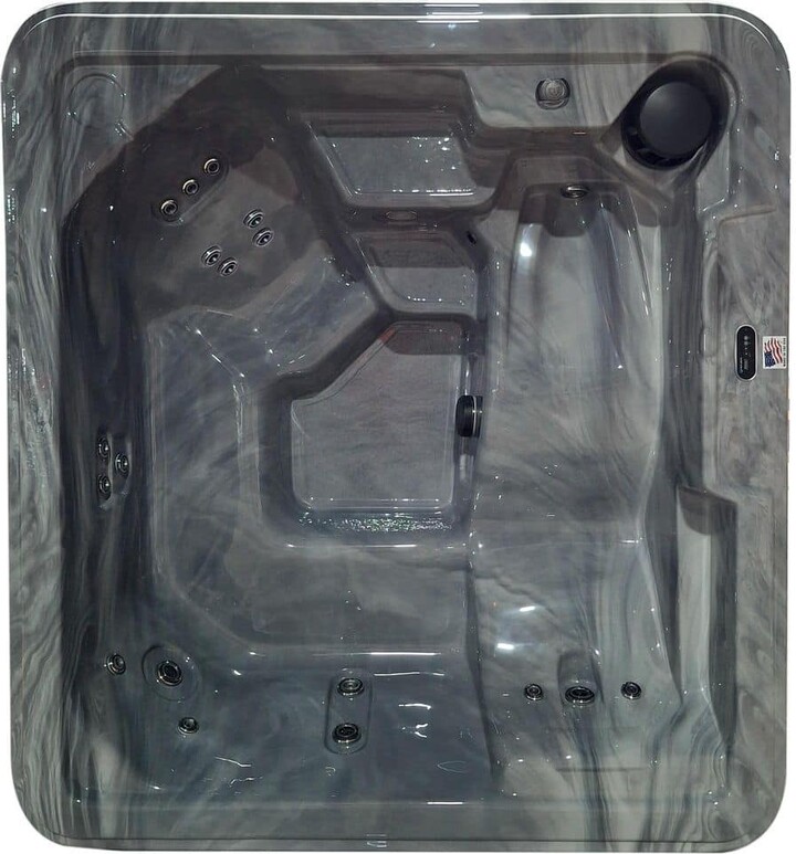 USA SPAS Barcelona 5-Person 110-Volt-Plug and Play 20-Jet Spa with Ozonator LED Light Polar Insulation and Hard Cover