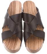 Thumbnail for your product : Proenza Schouler Leather Slide Sandals