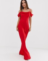 asos lipsy cowl neck maxi dress