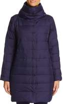 Thumbnail for your product : Eileen Fisher Funnel-Neck Puffer Coat