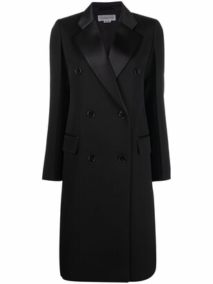 Victoria Beckham Notched-Lapels Single-Breasted Coat