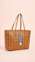 Thumbnail for your product : MCM Rabbit East/West Medium Shopper Tote