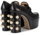 Thumbnail for your product : Gucci Studded Platform Pumps