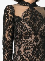 Thumbnail for your product : Tadashi Shoji Appliqué-Detail Long-Sleeve Dress