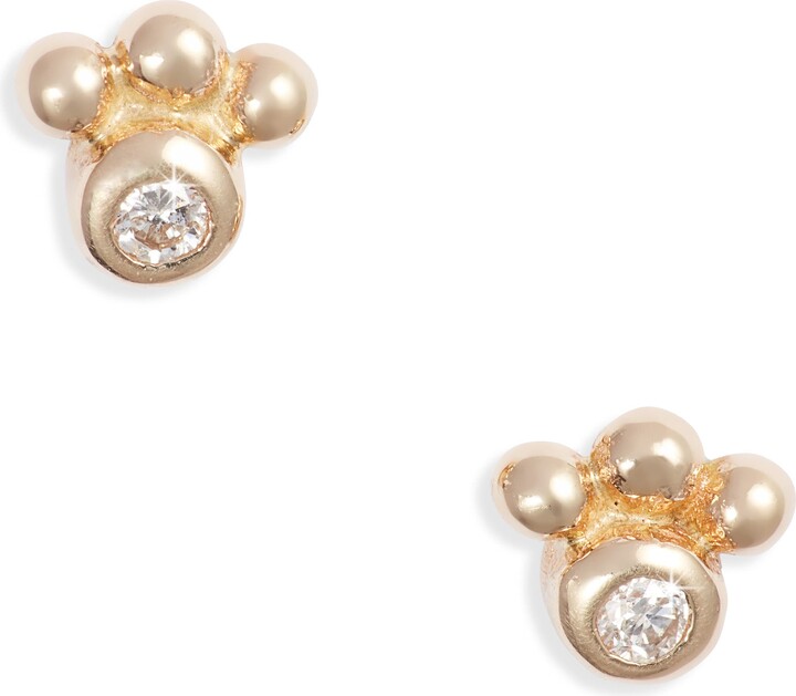 Anzie x Mel Soldera Phanie Diamond Stud Earrings