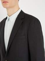Thumbnail for your product : Kilgour Single Breasted Wool Blend Blazer - Mens - Charcoal