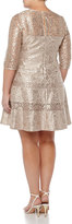 Thumbnail for your product : Kay Unger New York Women's Tiered Lace Fit & Flare Cocktail Dress, Gold, Women's