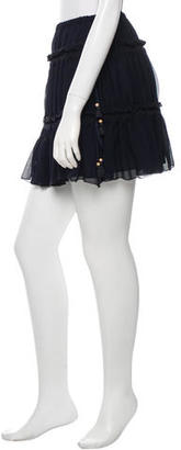 See by Chloe Ruffle-Accented Mini Skirt w/ Tags