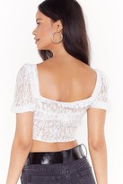 Thumbnail for your product : Nasty Gal Womens Love Never Felt Sew Good Broderie Anglaise Crop Top - White - 8