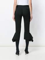 Thumbnail for your product : Neil Barrett asymmetric cuffs cropped trousers