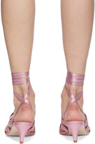Thumbnail for your product : Molly Goddard Pink Metallic Cilla Sandals