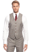 Thumbnail for your product : Lauren Ralph Lauren Black and White Flannel Vested Slim-Fit Suit