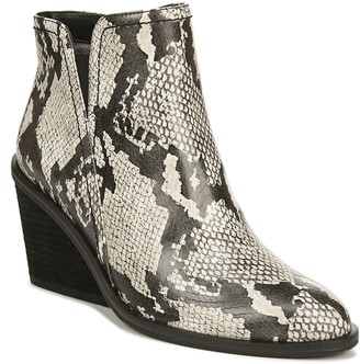 western wedge booties