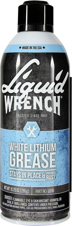 11 oz Liquid Wrench White Lithium Grease for Chains and Cables